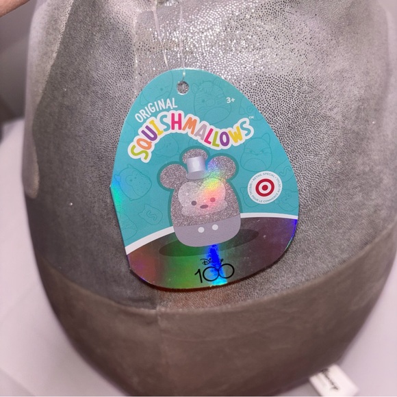 Squishmallows Disney 100 Steamboat Willie Mickey Plush - Picture 8 of 11